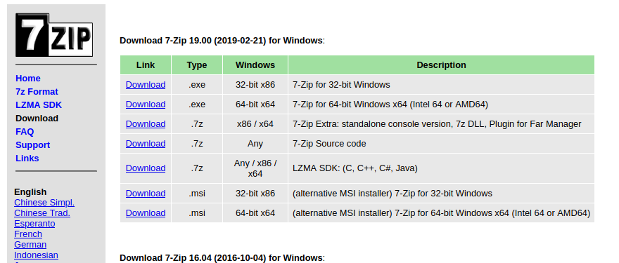download page